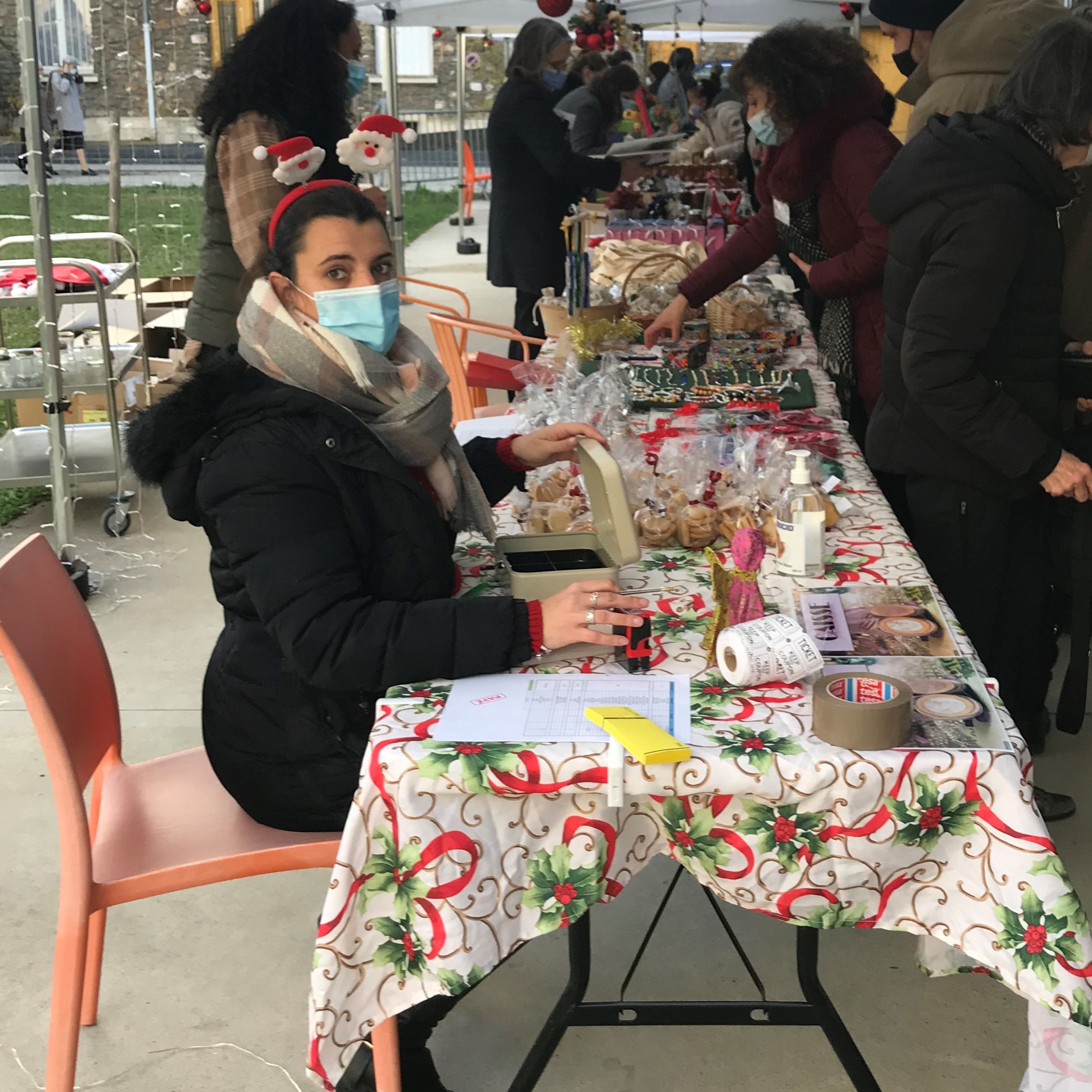 caisse marché de Noel